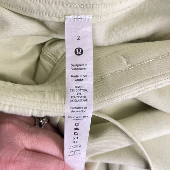 LULULEMON SCUBA HIGH-RISE JOGGER Lime Size US 2 - Picture 4 of 5